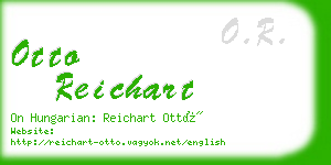 otto reichart business card